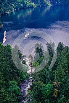 Aerial image of British Columbia, Canada