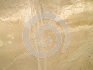 Aerial image of desert in Peru.