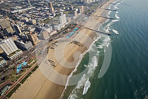 Aerial image of Durban South Africa