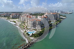 Aerial image Fisher Island