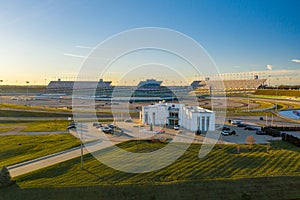 Aerial image Kentucky Speedway race track