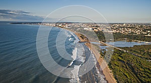 Aerial image looking towards Durban