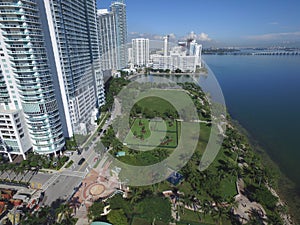 Aerial image of Margaret Pace Park