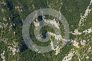 Aerial image of Monte Gemma in the region of Lazio