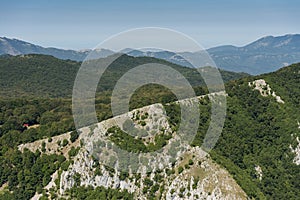Aerial image of Monte Gemma in the region of Lazio