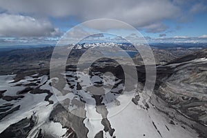 Aerial image  Mt. Saint Helens volcano, Washington