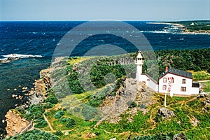 Aerial image of Newfoundland on Canada\'s east coast