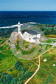 Aerial image of Newfoundland on Canada\'s east coast