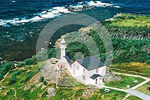 Aerial image of Newfoundland on Canada\'s east coast