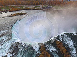 Aerial image Niagara Falls