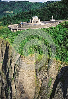 An aerial image of Oregon state, USA