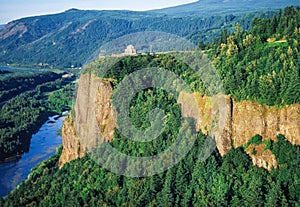 An aerial image of Oregon state, USA