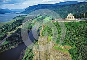 An aerial image of Oregon state, USA