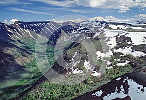 An aerial image of Oregon state, USA