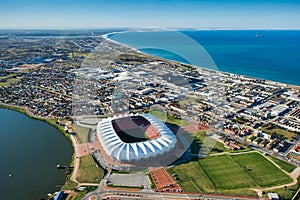 Aerial image of Port Elizabeth South Africa photo