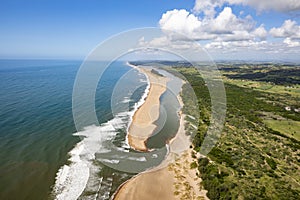 Aerial image of Richards bay South Africa