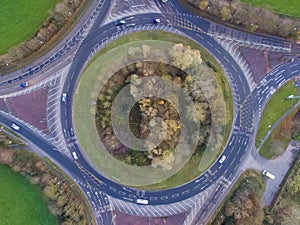 Aerial Image Of Roundabout photo
