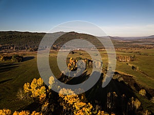 Aerial image of Sumava National Park