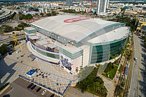 Aerial image Tampa FL Amalie Arena