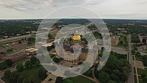 Aerial Iowa Des Moines