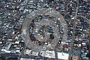 Aerial of Kaimuki Neighborhood