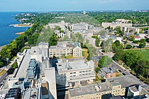Aerial of Kingston, Ontario, Canada photo