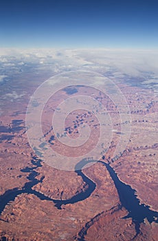 Aerial Lake Powell Image