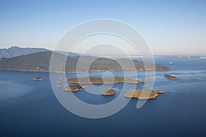 Aerial Landscape View of Howe Sound