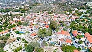 Aerial Lania village, Limassol, Cyprus
