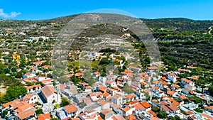 Aerial Lania village, Limassol, Cyprus