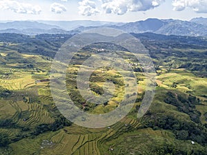 Aerial Lanscape near Ruteng