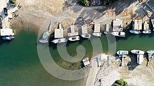 Aerial Liopetri river, Famagusta, Cyprus