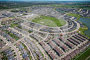 Aerial Majesty: Stonebridge, Saskatoon, Saskatchewan Expanse