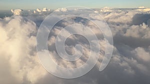 Aerial Majesty: Stunning Cloudscapes from Airplane Window