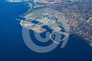 Aerial map of Malmo