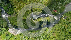 Aerial Map Of Pailon Del Diablo Waterfall ComplexAerial Map Of photo