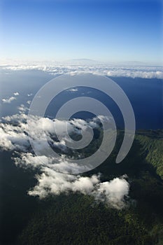 Aerial of Maui.