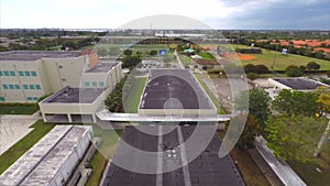 Aerial Miami Dade public school