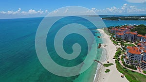 Aerial Miami Fisher Island 4k