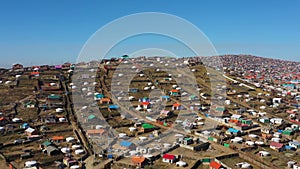 Aerial Mongolia Ulaanbaatar September 2019 Sunny Day 4K Mavic Pro