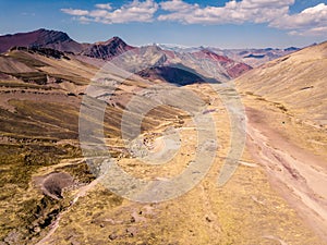 Aerial mountain view - Andes