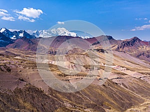 Aerial mountain view - Andes