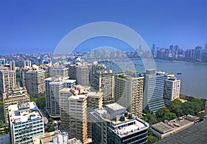 Aerial Mumbai financial capital of India