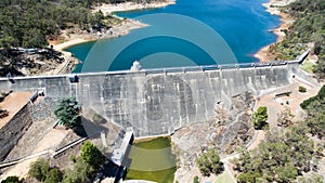 Aerial of Mundaring Weir