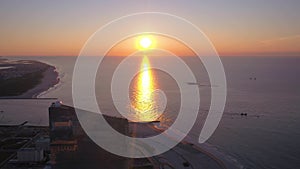 Aerial New Jersey Atlantic City July 2017 Sunrise 4K Inspire 2