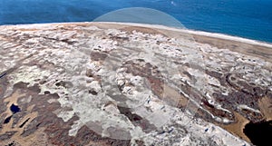 Aerial of North Monomoy Wildlife Refuge Dunes at Chatham, Cape Cod photo