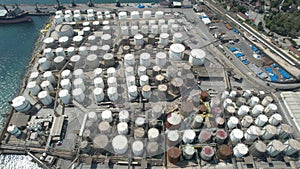 Aerial oil tanks