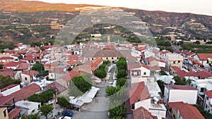 Aerial Omodos, Limassol, Cyprus