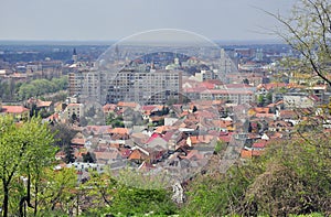 Aerial Oradea city