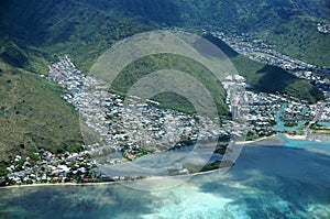 Aerial of Paiko Peninsula, Kuli& x27;Ou& x27;Ou Valley, Hawaii Kai,